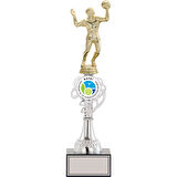 ODAK KUPA - Figürlü Kupalar - Voleybol Erkek Figürlü Kupalar FG-034 B - 37 cm