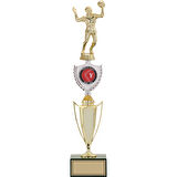 ODAK KUPA - Figürlü Kupalar - Voleybol Erkek Figürlü Kupalar FG-042 B - 46 cm