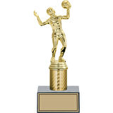 ODAK KUPA - Figürlü Kupalar - Voleybol Kadın Figürlü Kupalar FG-001 A - 23 cm