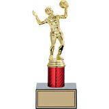 ODAK KUPA - Figürlü Kupalar - Voleybol Kadın Figürlü Kupalar FG-004 C - 23 cm