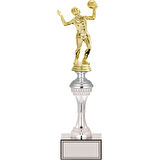 ODAK KUPA - Figürlü Kupalar - Voleybol Kadın Figürlü Kupalar FG-030 C - 34 cm