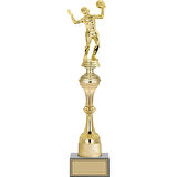 ODAK KUPA - Figürlü Kupalar - Voleybol Kadın Figürlü Kupalar FG-031 B - 43 cm