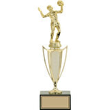 ODAK KUPA - Figürlü Kupalar - Voleybol Kadın Figürlü Kupalar FG-039 B - 34 cm