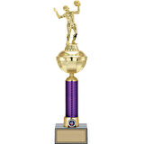 ODAK KUPA - Figürlü Kupalar - Voleybol Kadın Figürlü Kupalar FG-059 A - 46 cm