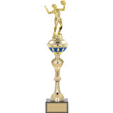 ODAK KUPA - Figürlü Kupalar - Voleybol Kadın Figürlü Kupalar FG-063 B - 48 cm