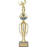 ODAK KUPA - Figürlü Kupalar - Voleybol Kadın Figürlü Kupalar FG-074 C - 49 cm