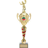 ODAK KUPA - Figürlü Kupalar - Voleybol Kadın Figürlü Kupalar FG-084 C - 59 cm