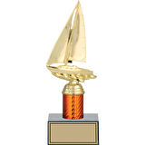 ODAK KUPA - Figürlü Kupalar - Yelken Figürlü Kupalar FG-003 B - 25 cm
