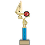 ODAK KUPA - Figürlü Kupalar - Yelken Figürlü Kupalar FG-017 A - 42 cm