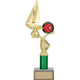 ODAK KUPA - Figürlü Kupalar - Yelken Figürlü Kupalar FG-018 C - 37 cm