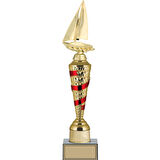 ODAK KUPA - Figürlü Kupalar - Yelken Figürlü Kupalar FG-028 B - 47 cm