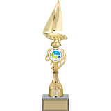 ODAK KUPA - Figürlü Kupalar - Yelken Figürlü Kupalar FG-033 C - 40 cm