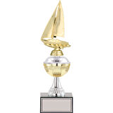 ODAK KUPA - Figürlü Kupalar - Yelken Figürlü Kupalar FG-045 C - 33 cm