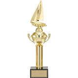 ODAK KUPA - Figürlü Kupalar - Yelken Figürlü Kupalar FG-048 B - 44 cm