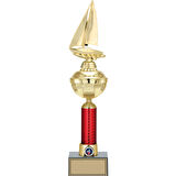 ODAK KUPA - Figürlü Kupalar - Yelken Figürlü Kupalar FG-053 B - 46 cm