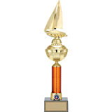 ODAK KUPA - Figürlü Kupalar - Yelken Figürlü Kupalar FG-055 A - 48 cm