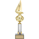 ODAK KUPA - Figürlü Kupalar - Yelken Figürlü Kupalar FG-057 B - 46 cm