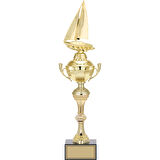 ODAK KUPA - Figürlü Kupalar - Yelken Figürlü Kupalar FG-062 C - 48 cm