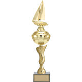 ODAK KUPA - Figürlü Kupalar - Yelken Figürlü Kupalar FG-069 A - 53 cm