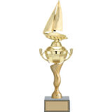 ODAK KUPA - Figürlü Kupalar - Yelken Figürlü Kupalar FG-070 C - 47 cm