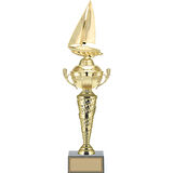 ODAK KUPA - Figürlü Kupalar - Yelken Figürlü Kupalar FG-076 C - 49 cm