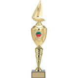 ODAK KUPA - Figürlü Kupalar - Yelken Figürlü Kupalar FG-081 C - 58 cm