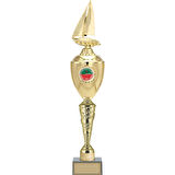 ODAK KUPA - Figürlü Kupalar - Yelken Figürlü Kupalar FG-083 C - 61 cm