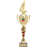 ODAK KUPA - Figürlü Kupalar - Yelken Figürlü Kupalar FG-084 C - 61 cm