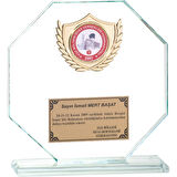 ODAK KUPA - Cam Plaketler - CM-017 A - 18x19 cm