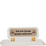 ODAK KUPA - Ahşap ve Cam Masa İsimlikleri - YZ-004 A - 10 cm