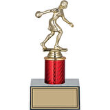 ODAK KUPA - Figürlü Kupalar - Bowling Kadın Figürlü Kupalar FG-004 C - 22 cm
