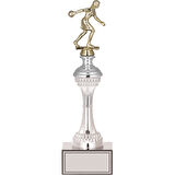ODAK KUPA - Figürlü Kupalar - Bowling Kadın Figürlü Kupalar FG-030 B - 34 cm