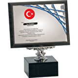 ODAK KUPA - Ahşap Plaketler - PL-100-M B - 15x20 cm
