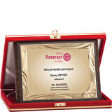 ODAK KUPA - Ahşap Plaketler - PL-125-M B - 18x24 cm