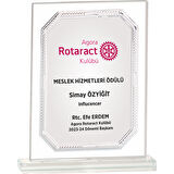 ODAK KUPA - Cam Plaketler - CM-036-M B - 18x21 cm