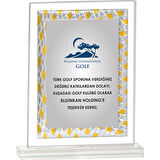 ODAK KUPA - Cam Plaketler - CM-044-M B - 18x21 cm