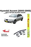 Hyundai Accent (2000-2005) Ön Silecek Takımı 500x450mm (aparatlı) -