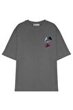 Unisex Oversize T-shirt Helmet Reflection