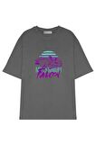 Unisex Oversize T-shirt Neon Millennium Falcon