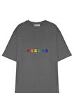 Unisex Oversize T-shirt Star Wars Rainbow Stormtrooper Helmets Gradient