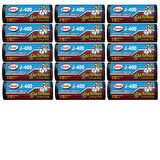 J-400 Jumbo Boy Çöp Poşeti (80 x 110 cm) 10 Lu Rulo x 15 Paket Çöp Torbası Siyah