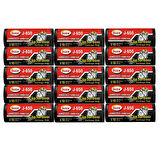 J-650 Jumbo Boy Çöp Poşeti (80 x 110 cm) 10 Lu Rulo x 15 Paket Çöp Torbası Siyah