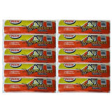 Büyük Boy Çöp Poşeti (65 x 80 cm) 10 Lu Rulo x 10 Paket Çöp Torbası Mavi