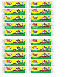 Orta Boy Çöp Poşeti (55 x 60 cm) 20 Li Rulo x 20 Paket Çöp Torbası Siyah