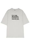 Unisex Oversize T-shirt Here To Rescue You