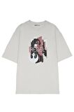 Unisex Oversize T-shirt Rebel In Red
