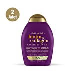 Ogx Biotin & Collagen Canlandırıcı Tüm Saç Tipleri İçin Sülfatsız Bakım Yapan Saç Kremi 2 x 385 ml