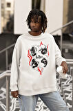 Tasarım The Beatles Baskılı Unisex Oversize Müzik Grubu Sweatshirt