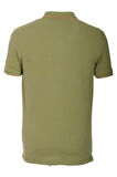 Erkek Polo Yaka Tişört %100 Pamuk Slim Fit Ribanalı Kol Çizgili T-shirt NCS JEANS 1173