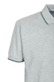 Erkek Polo Yaka Tişört Açık Yeşil %100 Pamuk Slim Fit Ribanalı Kol T-shirt NCS JEANS 1245